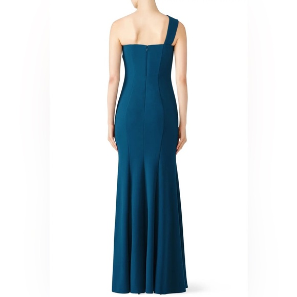 LM Collection Deep Teal One-Shoulder Gown from Rent the Runway. NWOT! - Picture 2 of 4
